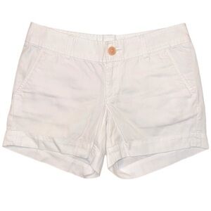 EUC Lilly Pulitzer Callahan 5" Shorts in Resort White Size 2 Casual Chino Shorts
